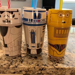 Star Wars cups lot- 6 cups total